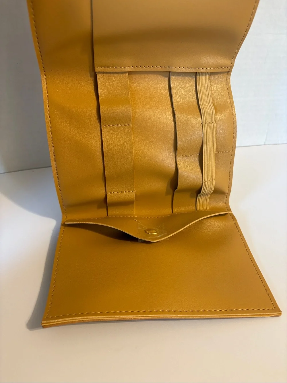 Glass Ladder & Co Tan Leather Tech Organizer with Envelope Closure